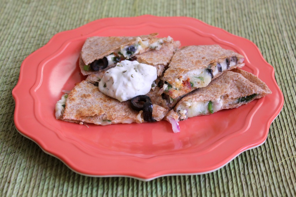 Greek Quesadillas A Hint of Honey