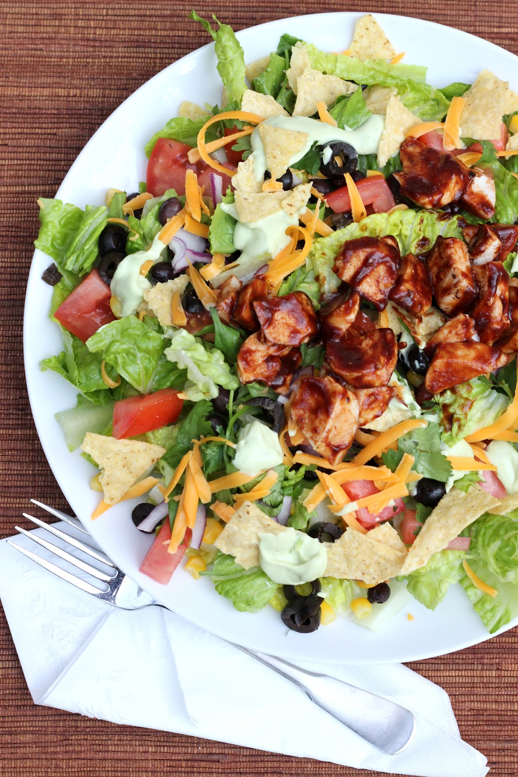 Grilled Chicken Salad with Chipotle Ranch Dressing • Salt 