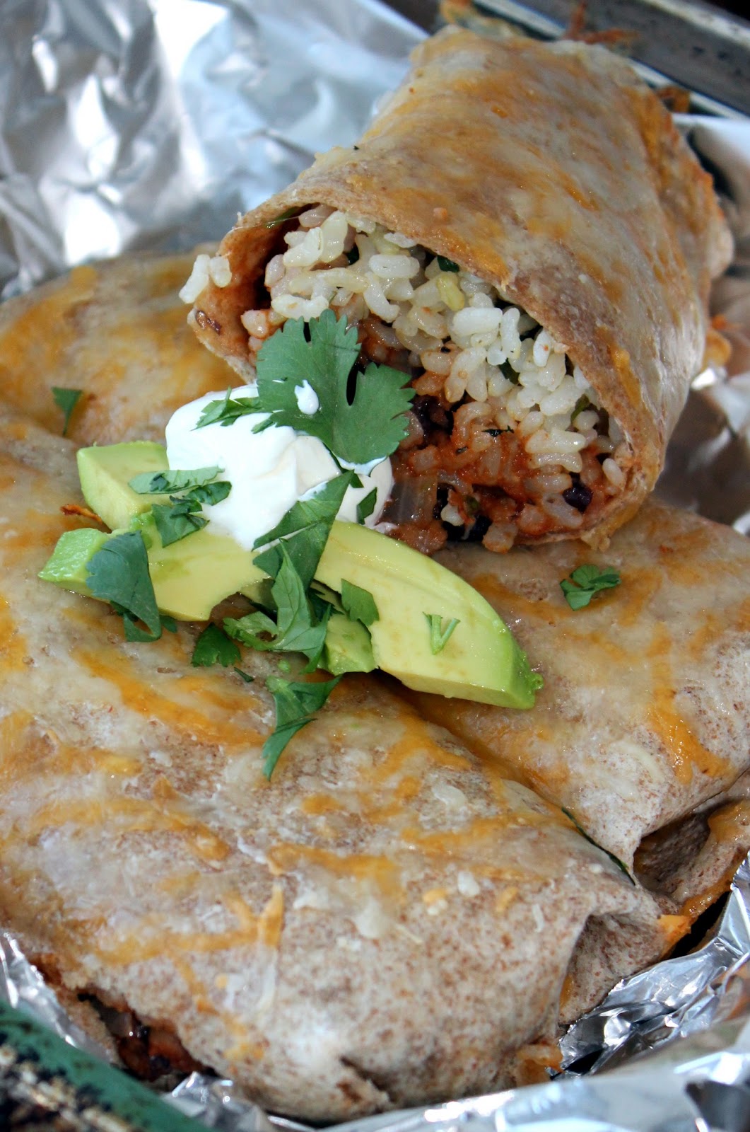Black Bean Burritos A Hint of Honey