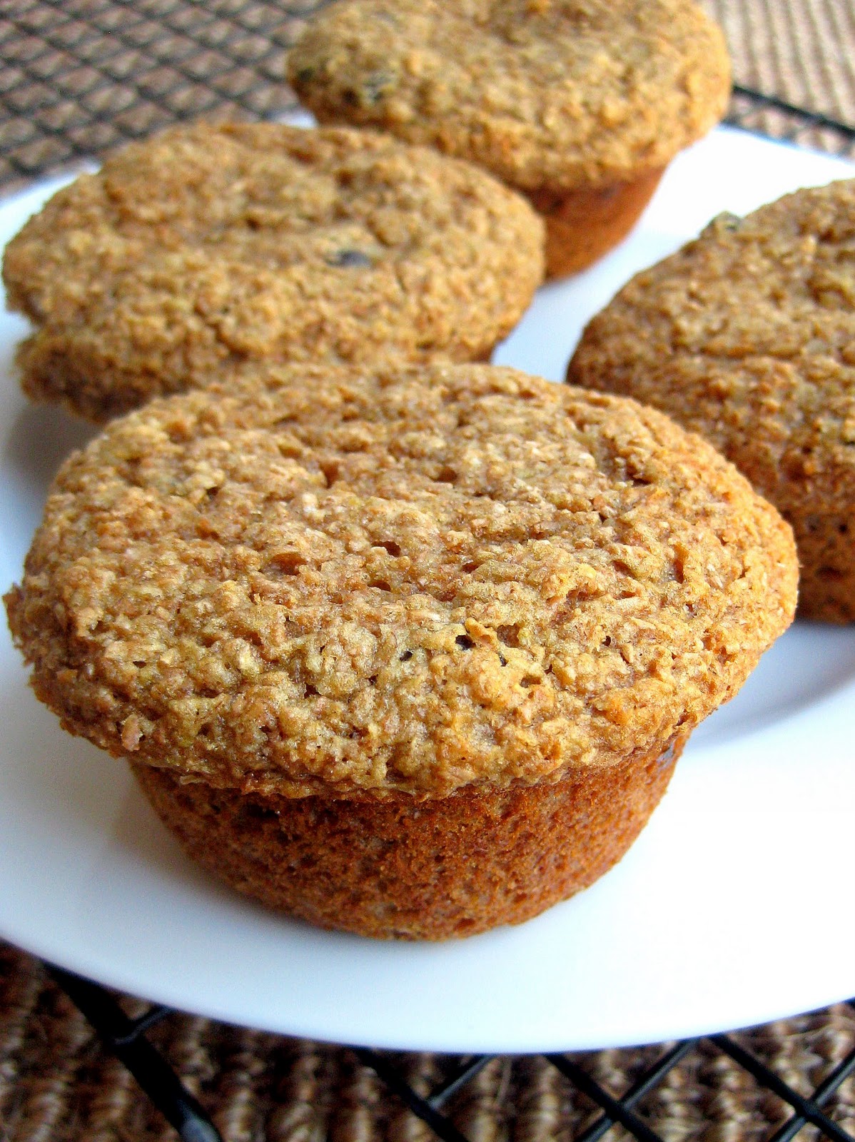 Honey Whole Wheat Bran Muffins | A Hint of Honey