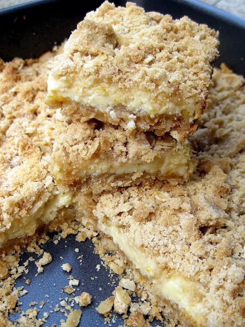 Meyer Lemon Crumb Bars