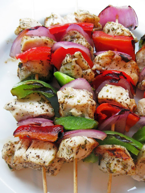 Marinated Greek Chicken Skewers