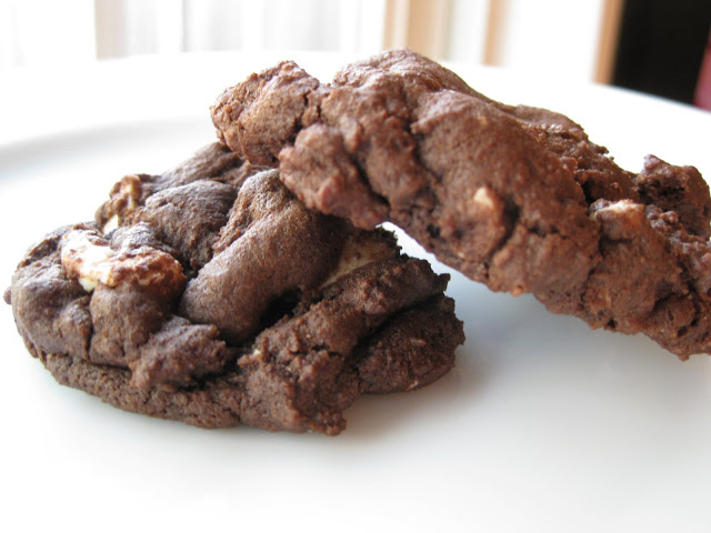 White Chocolate Chunk Chocolate Cookies