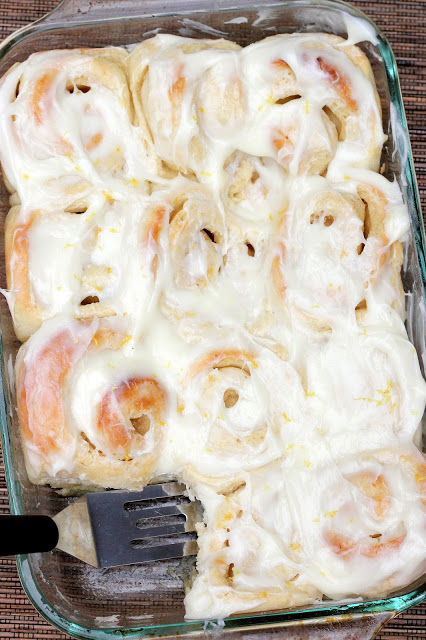 Lemon Sticky Rolls