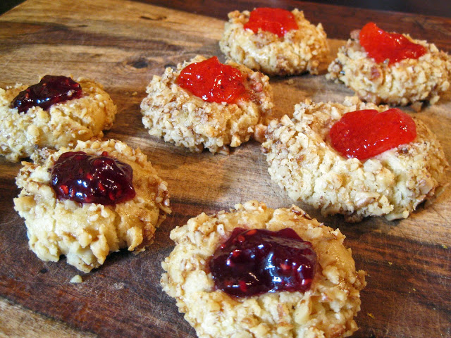 Bird's Nest Cookies (Thumbprint or Thimble Cookies)