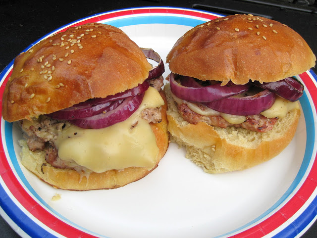 Smoked Gouda Turkey Burgers