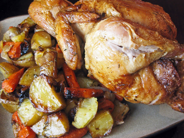 Classic Roast Chicken and Vegetables
