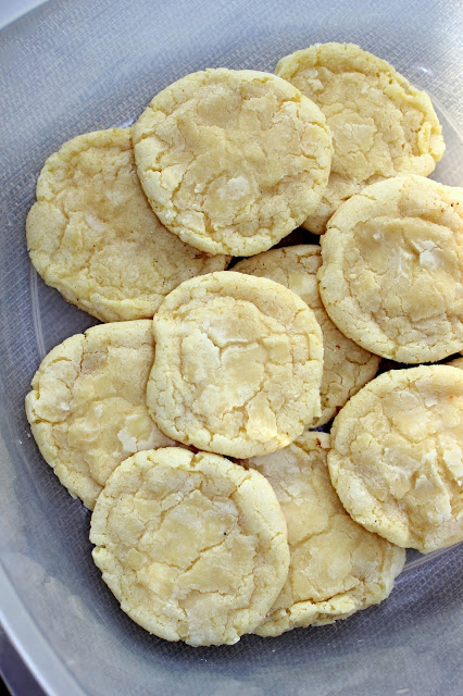 Lemon Crinkle Cookies