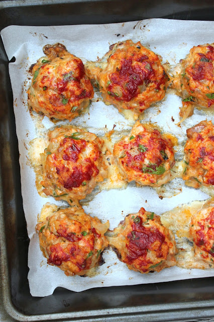 Baked Chicken Meatballs