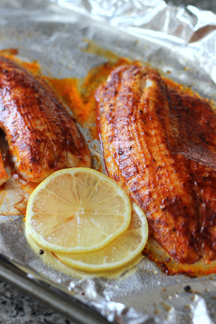 smoked paprika butter fish