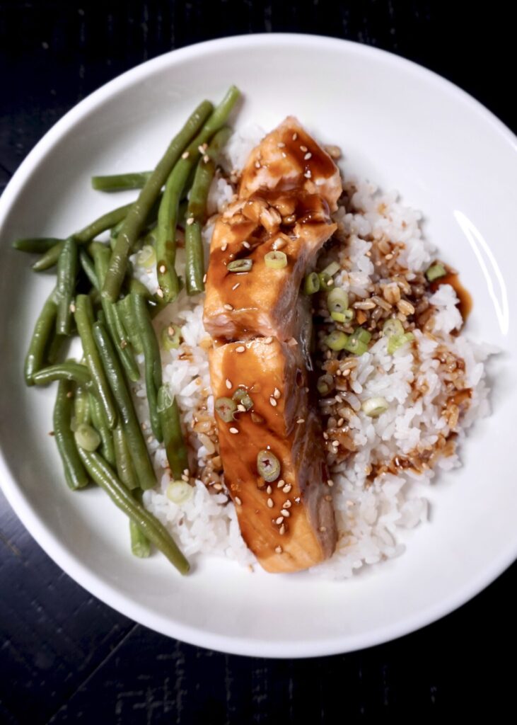 Teriyaki Salmon (with Easy Teriyaki Sauce) | A Hint of Honey