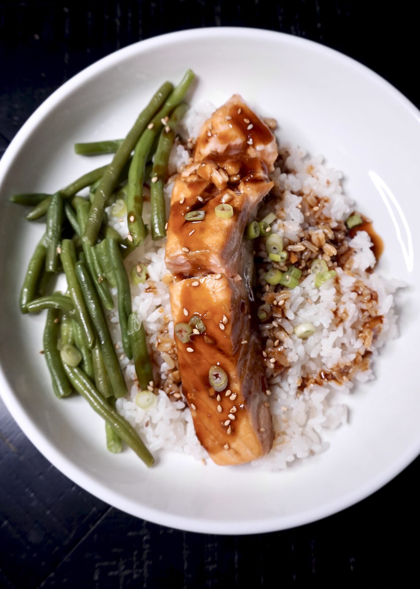 Teriyaki Salmon (with Easy Teriyaki Sauce) | A Hint of Honey
