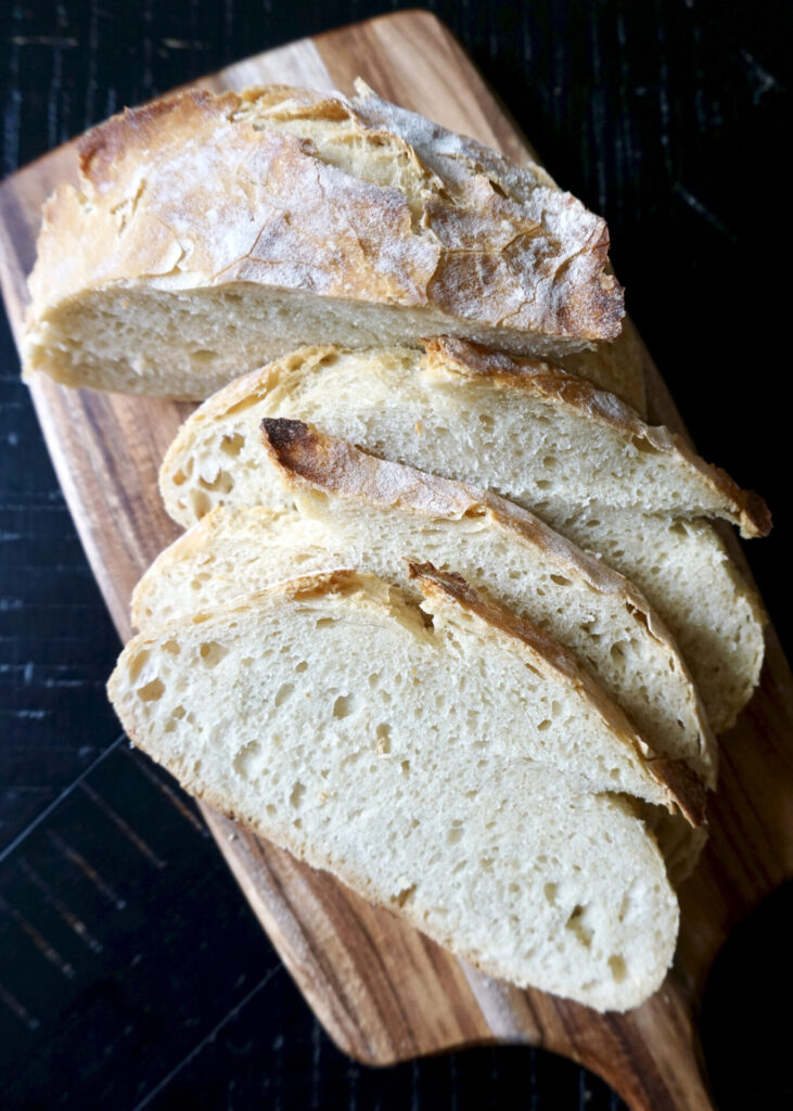 Dutch Oven No Knead Bread (with perfect crusty crust!) - Bowl of